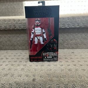 Star Wars Red and White Imperial Shock Trooper Action Figure - Battlefront